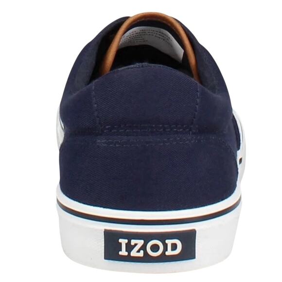IZOD Men’s Shoes Blue and White Sneakers Memory Foam Navy Size 12 NIB - Picture 14 of 15